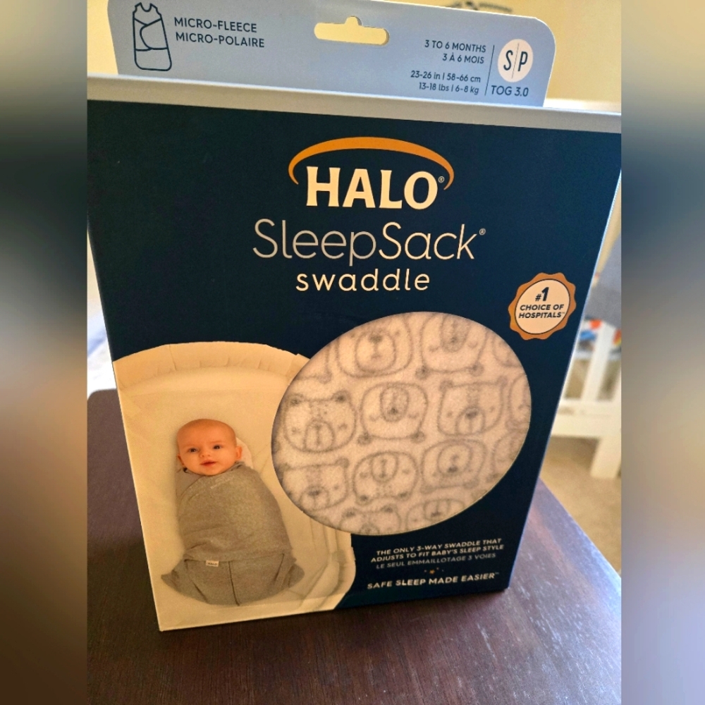 Halo SleepSack Swaddle in Gray